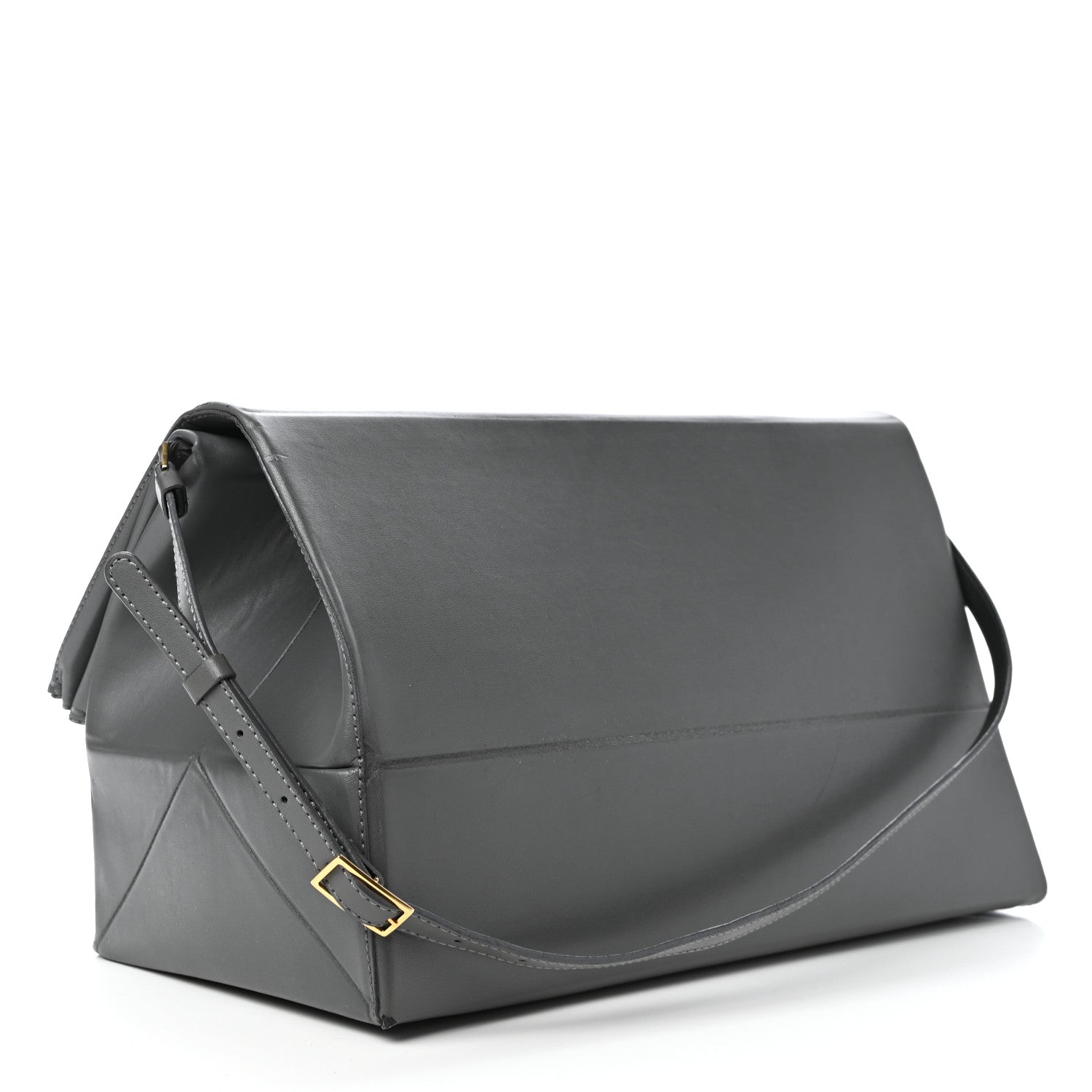 Stella McCartney Faux Napa Beckett Shoulder Bag Grey 4 of 10