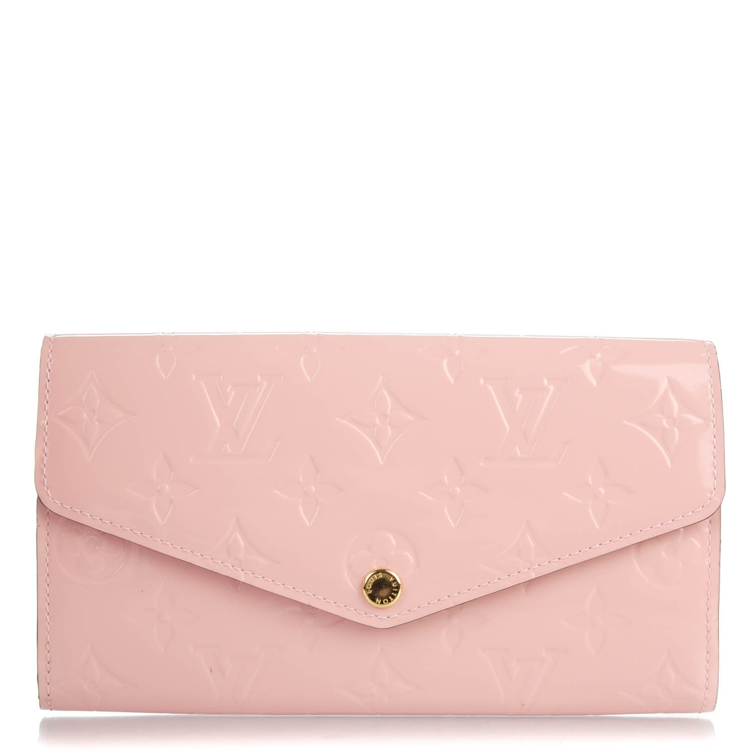 Louis Vuitton Vernis Sarah Wallet NM Rose Ballerine 1 of 7