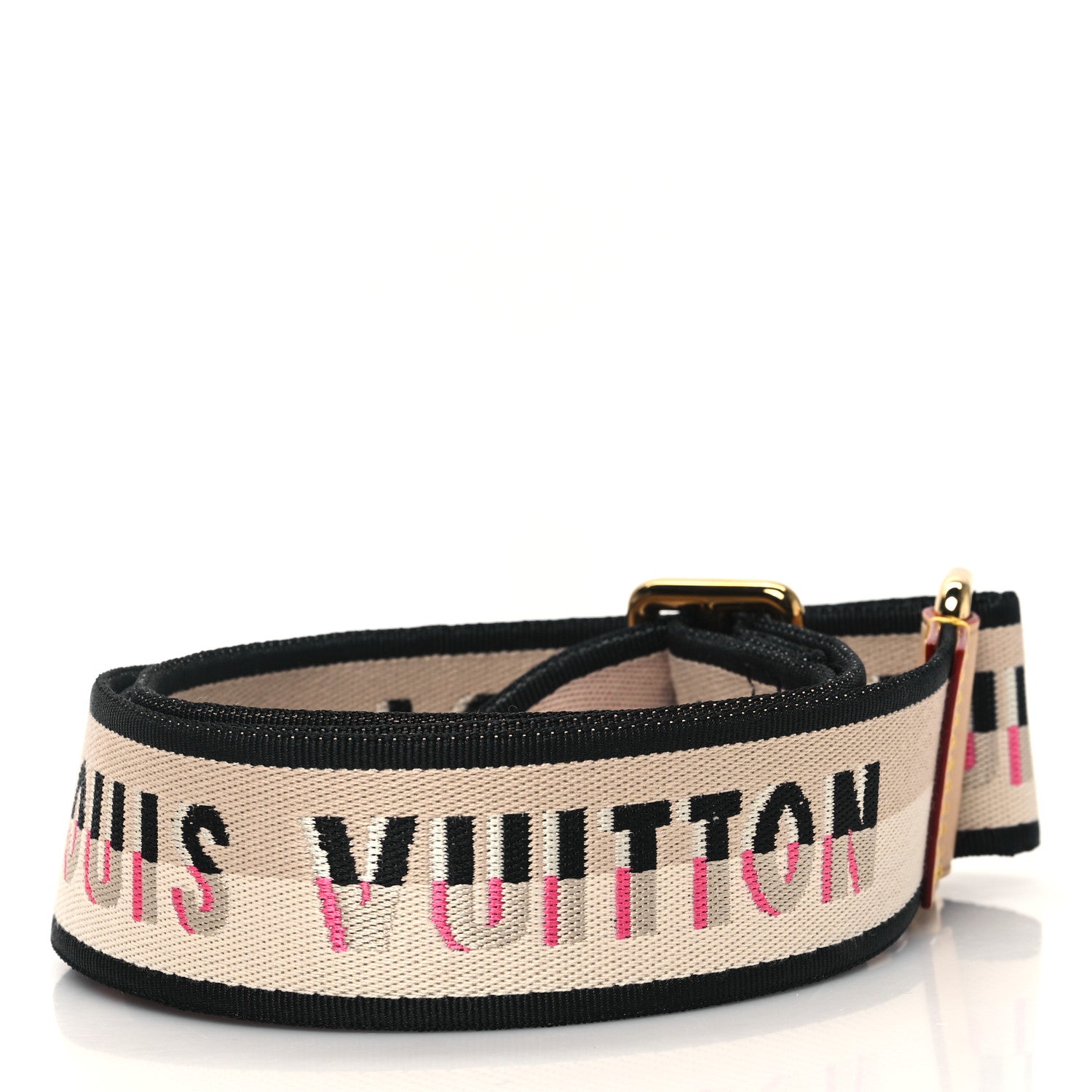 Louis Vuitton Jacquard Speedy Bandouliere 20 Shoulder Strap Black 2 of 3