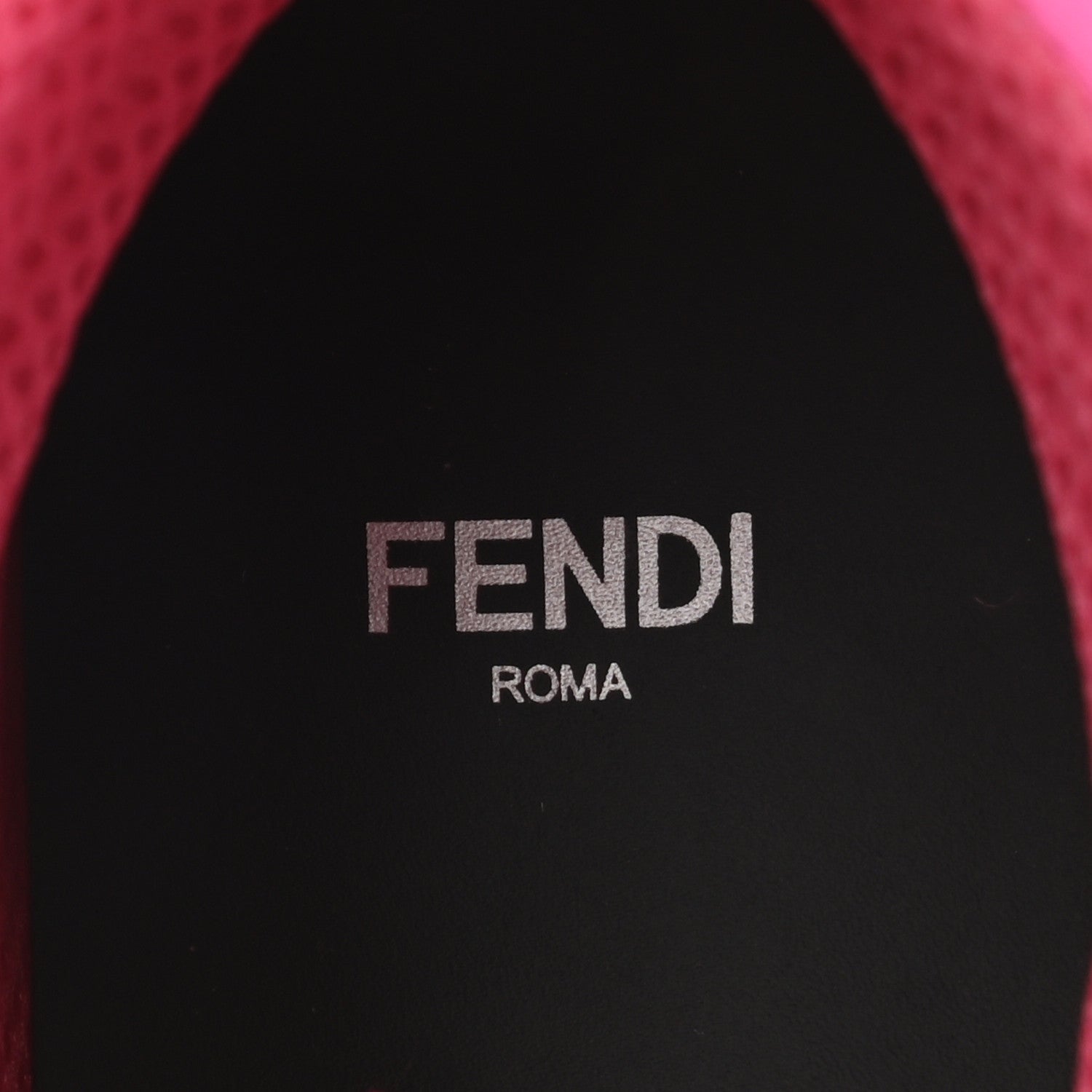Fendi X NICKI MINAJ Lycra Macro FF Embossed Prints On High Top Sneakers 40 Pink 7 of 12