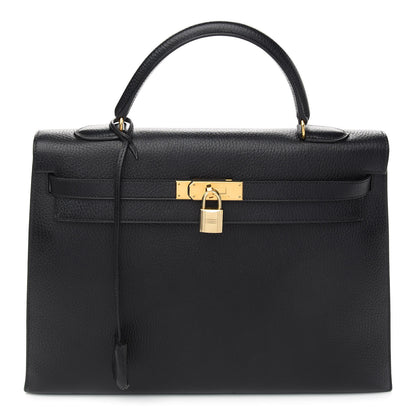 Hermes Ardennes Kelly Sellier 35 Black 1 of 12
