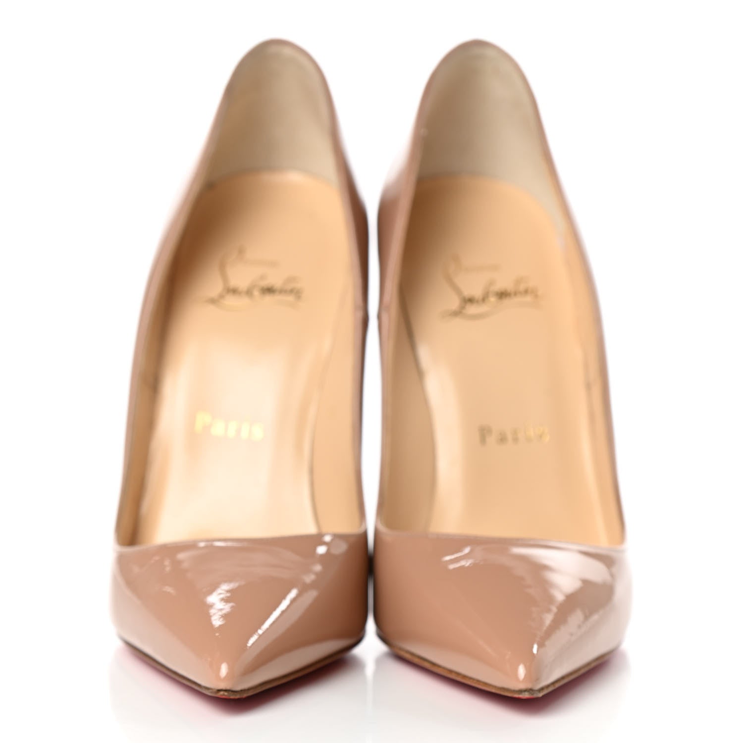 Christian Louboutin Patent So Kate 120 Pumps 36 Nude 2 of 8