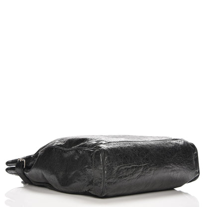 Balenciaga Agneau Mens Classic Hardware Hexagon Tote Black 4 of 7