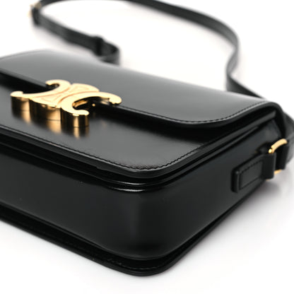 Celine Shiny Calfskin Teen Triomphe Black 8 of 8