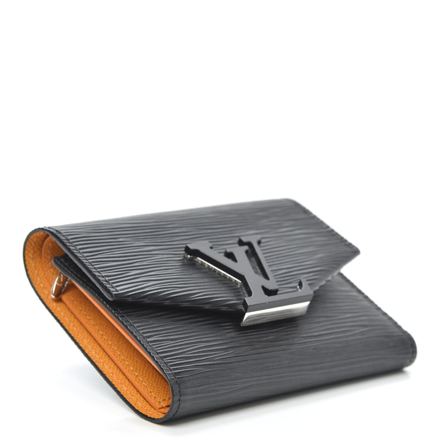 Epi Grenelle Compact Wallet Black