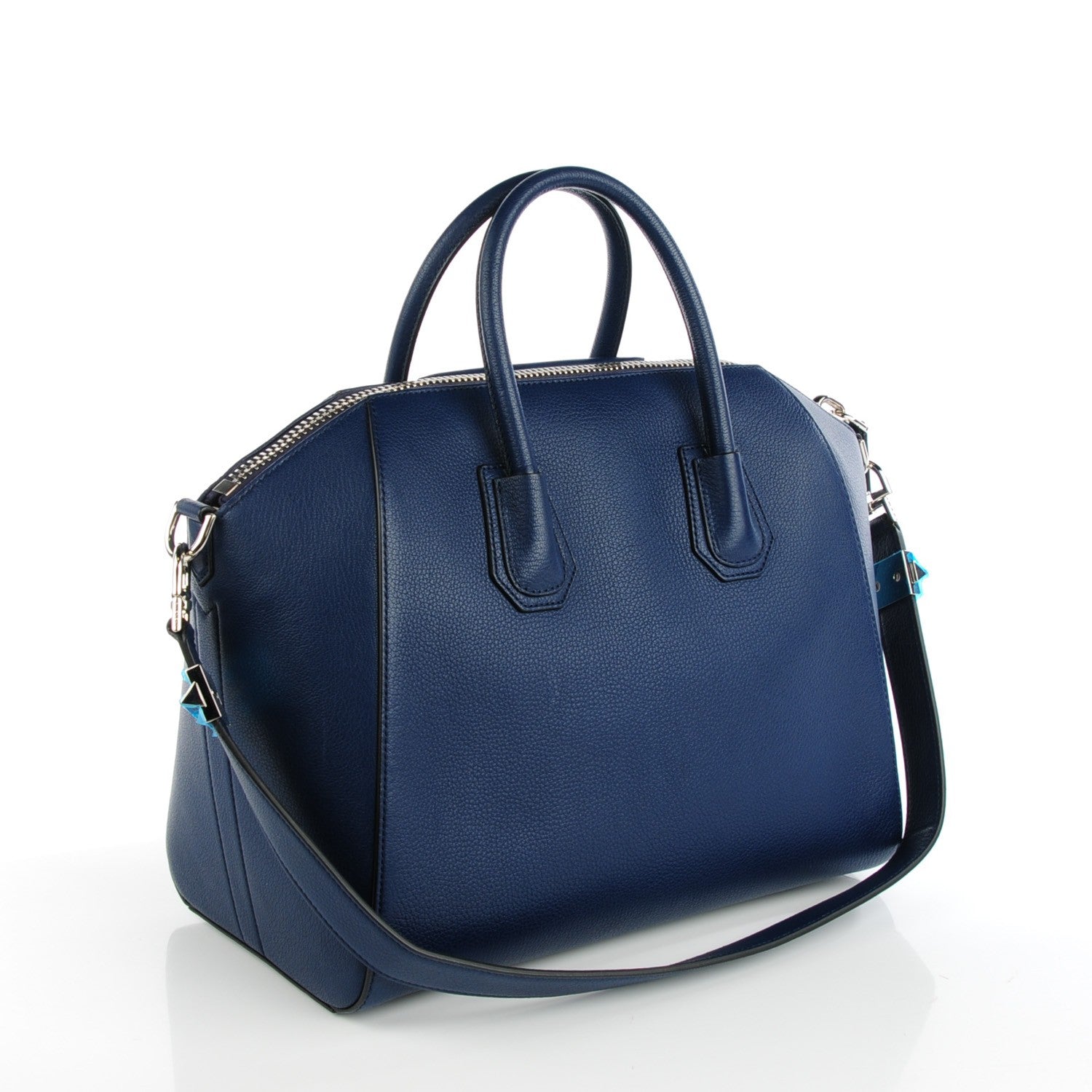 Givenchy Sugar Goatskin Medium Antigona Deep Blue 3 of 7