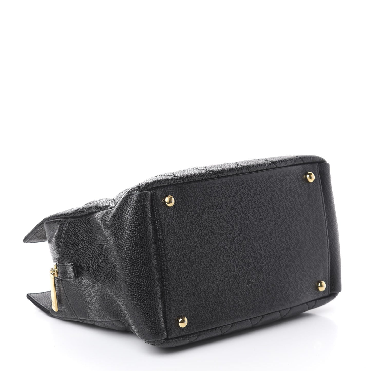 Caviar Quilted Petit Timeless Tote PTT Black