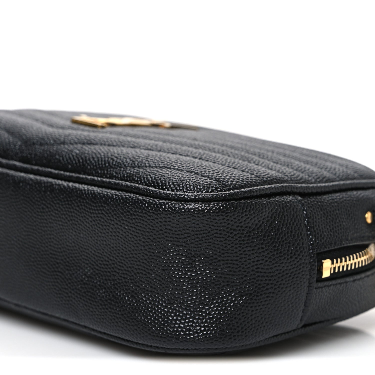 Saint Laurent Grain De Poudre Matelasse Monogram Mini Lou Camera Bag Black 10 of 10