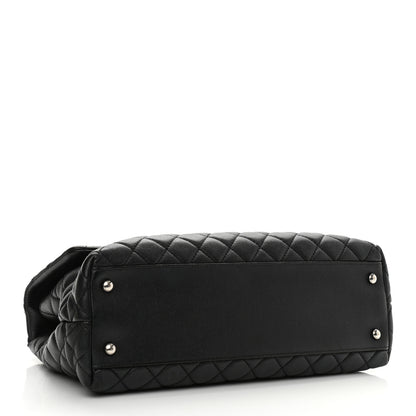 Chanel Caviar Quilted Medium Coco Handle Flap Black 4 of 10
