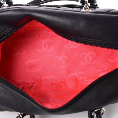 Chanel Calfskin Quilted Large Cambon Bowler Black 5 of 13