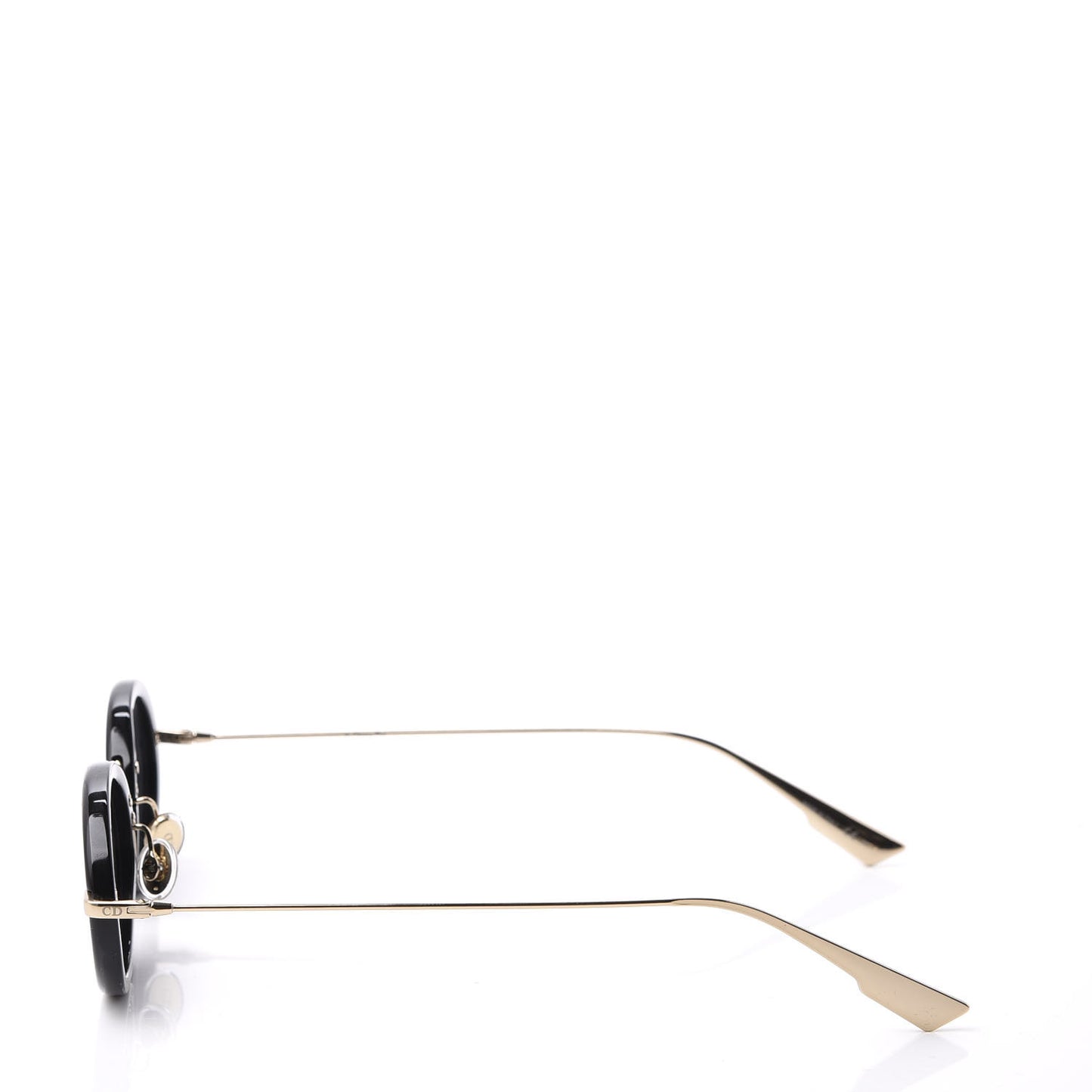 Hypnotic Round Sunglasses Gold Gray