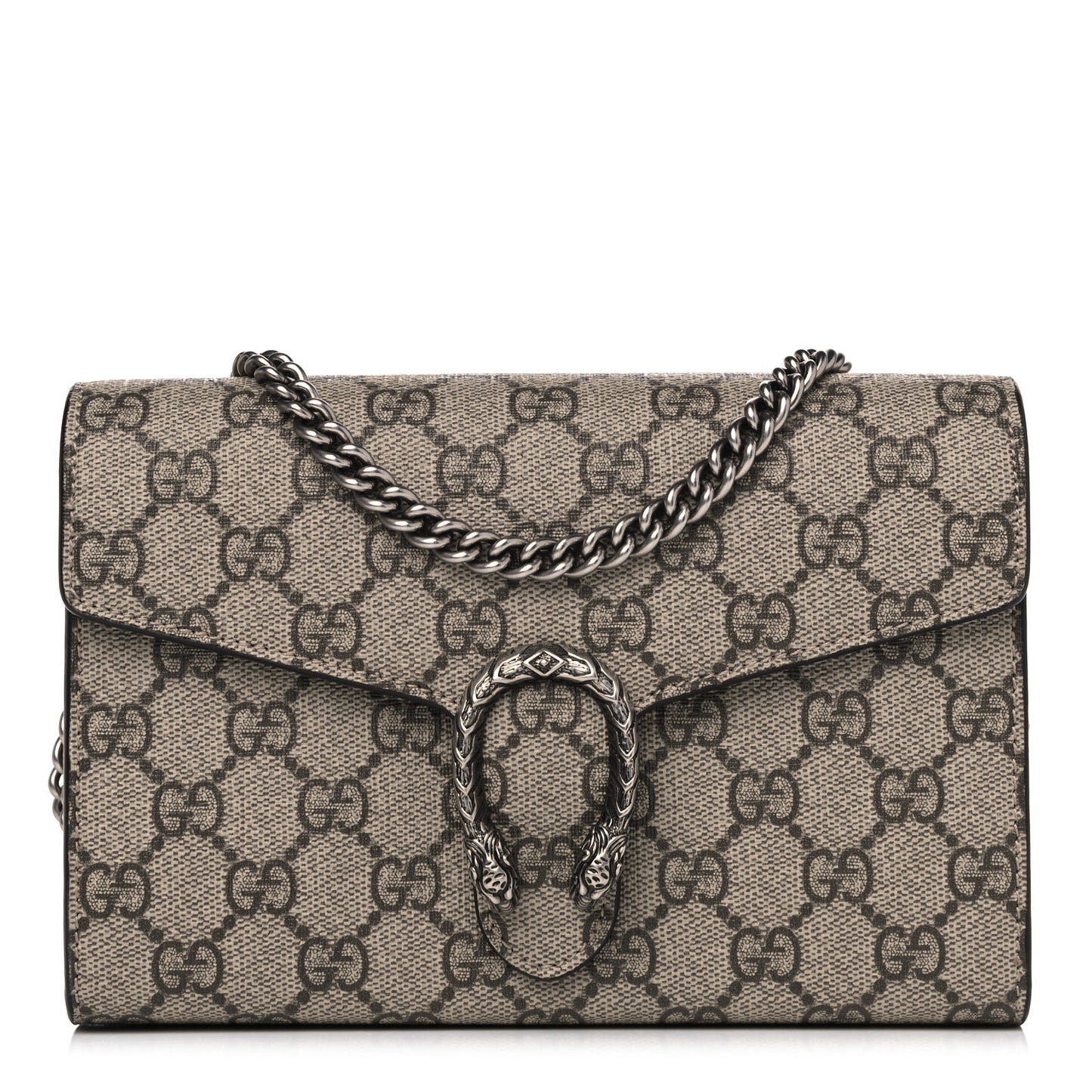 GG Supreme Monogram Dionysus Chain Wallet