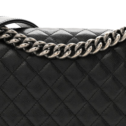 Chanel Caviar Quilted Medium Boy Flap Black 8 of 14