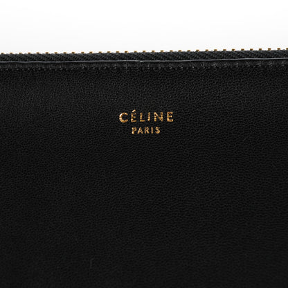 Celine Lambskin Large Trio Crossbody Bag Black 6 of 8