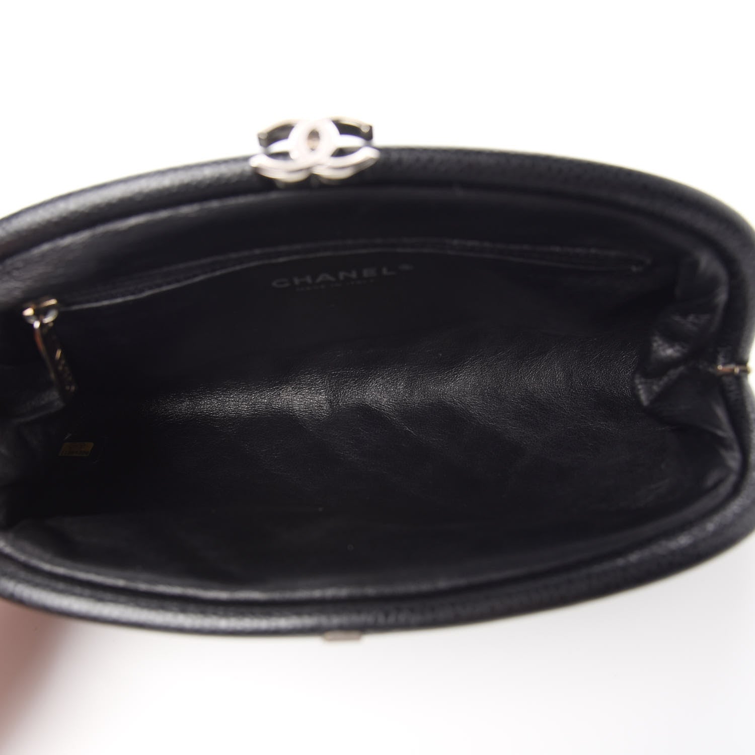 Chanel Caviar Quilted Timeless Clutch Black 4 of 9