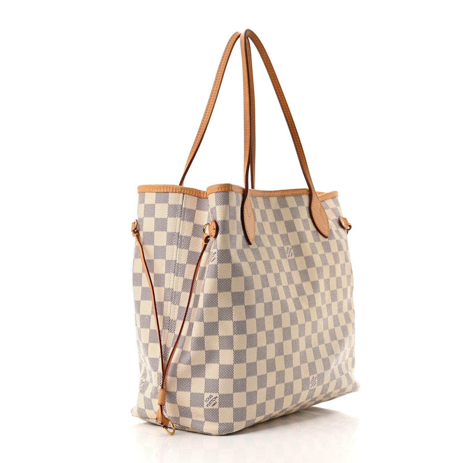 Louis Vuitton Damier Azur Neverfull MM 3 of 10