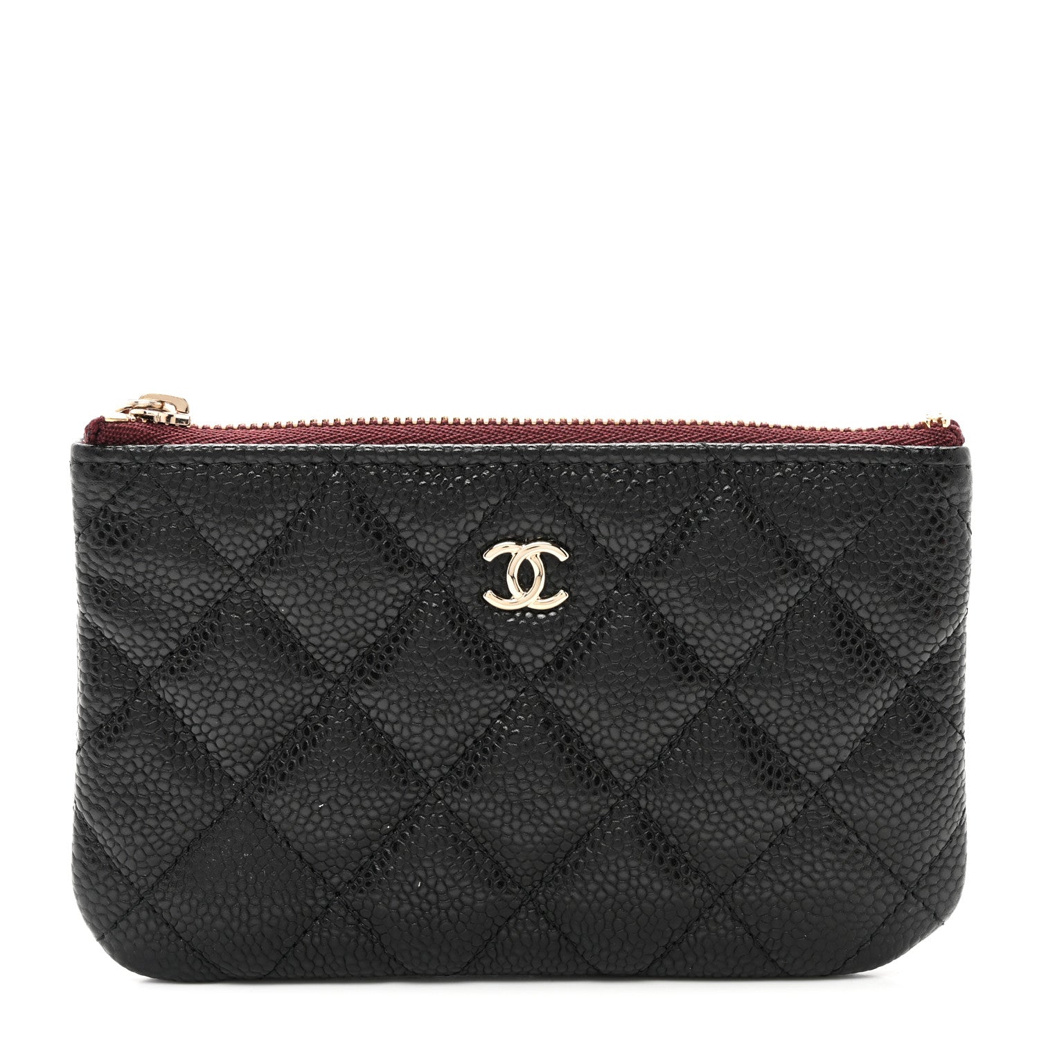 Chanel Caviar Quilted Small Cosmetic Case Black 1 of 8