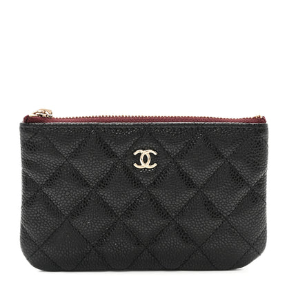 Chanel Caviar Quilted Small Cosmetic Case Black 1 of 8