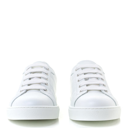 Hermes Calfskin Womens Advantage Sneakers 39 White 4 of 10