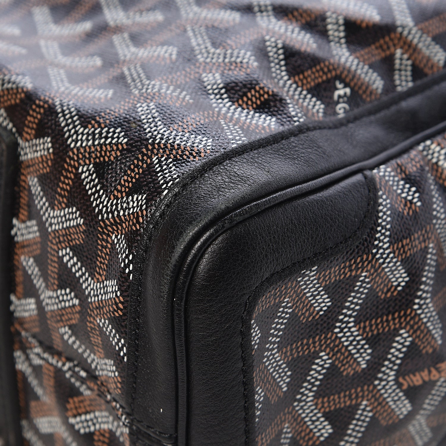 Goyard Goyardine Voltaire Tote Black 12 of 12