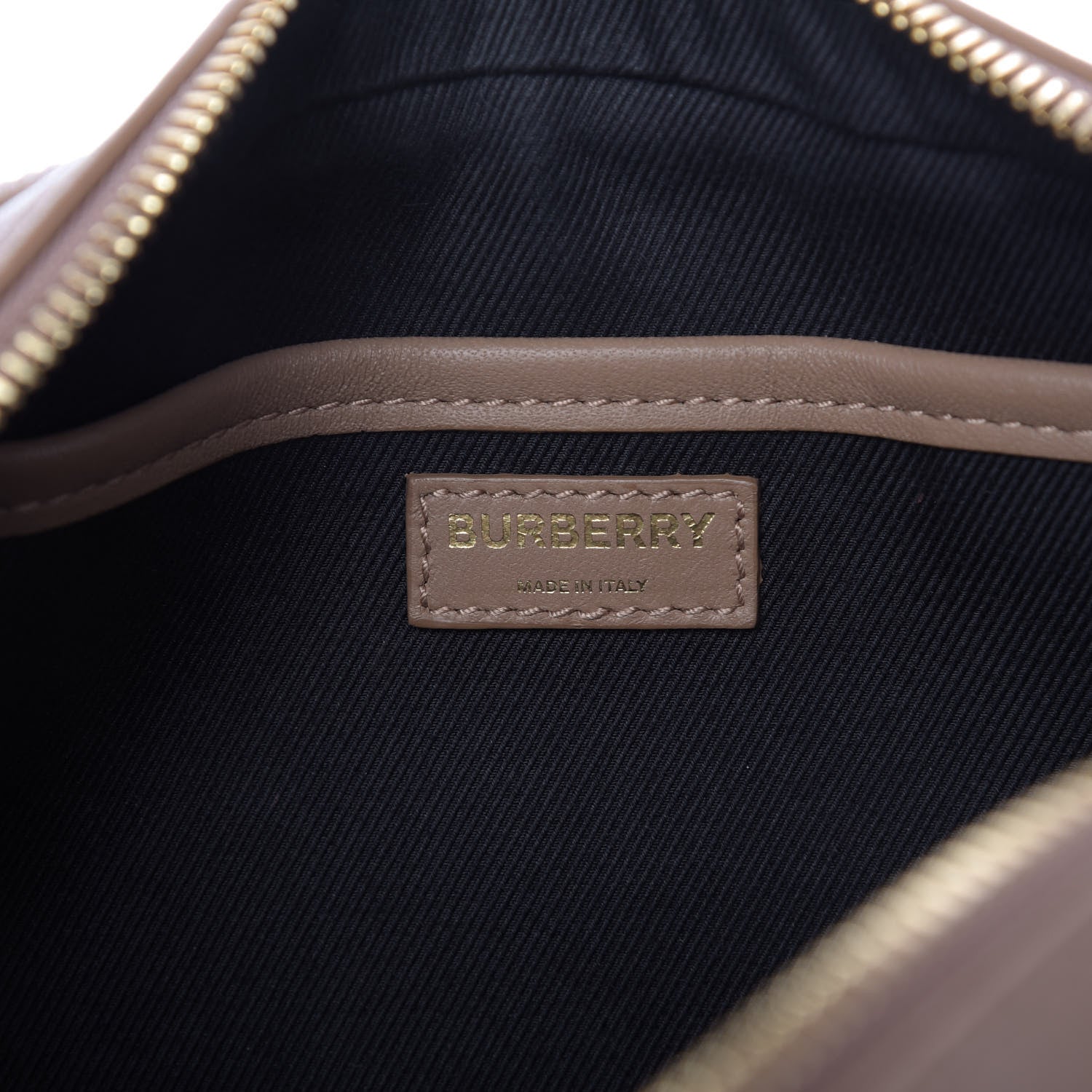 Burberry Lambskin Quilted Camera Bag Camel 8 of 9