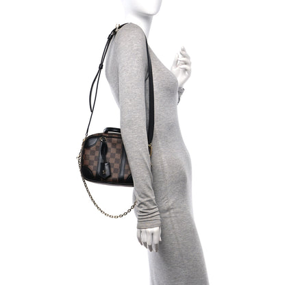 Louis Vuitton Damier Ebene Valisette Souple BB Black 2 of 11