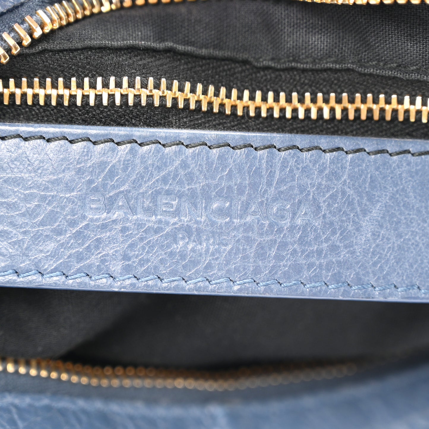 Agneau Giant 12 Gold Hardware City Bleu Persan