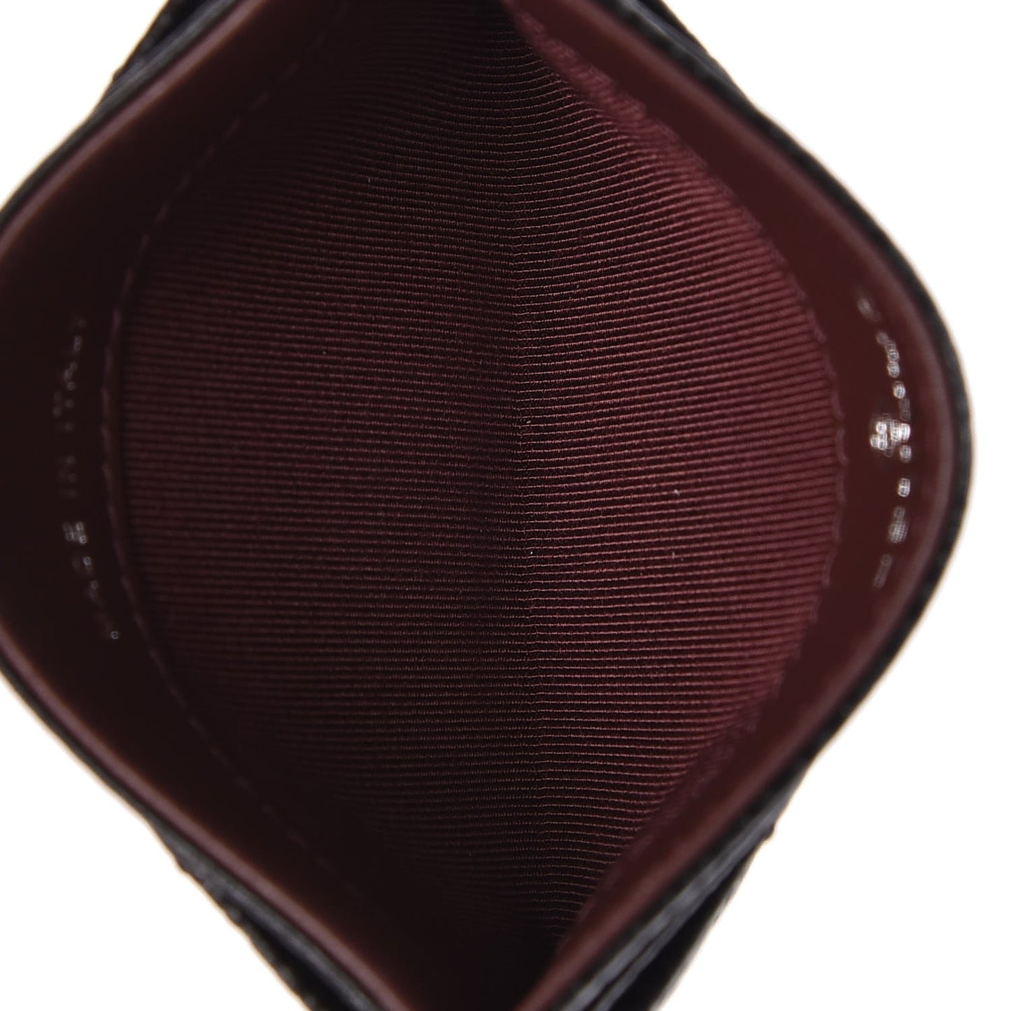Caviar Quilted Card Holder Black