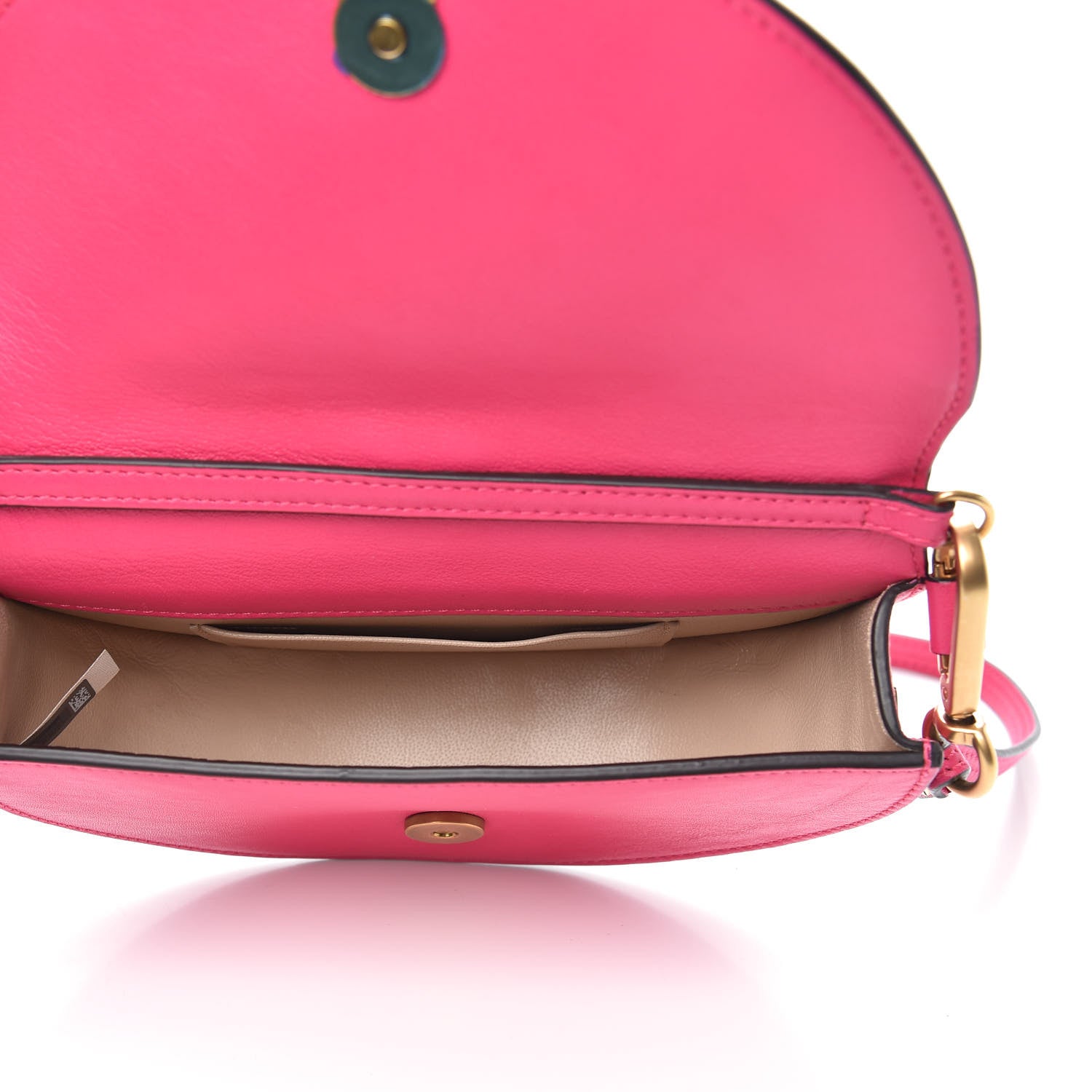 Chloe Calfskin Small Nile Bracelet Minaudiere Bag Fuchsia Rose 5 of 10
