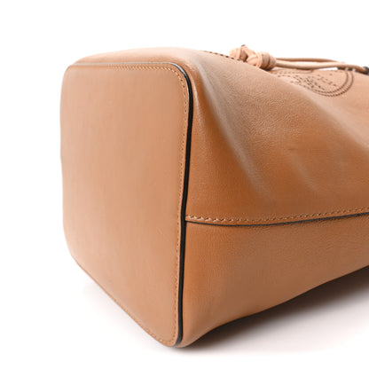 Fendi Vitello Grace F is Fendi Stamp Patch Perforated Small Mon Tresor Bucket Bag Nocciola 9 of 9