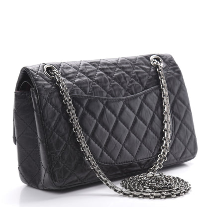 Chanel Aged Calfskin Quilted 2.55 Reissue 225 Flap Black 3 of 15
