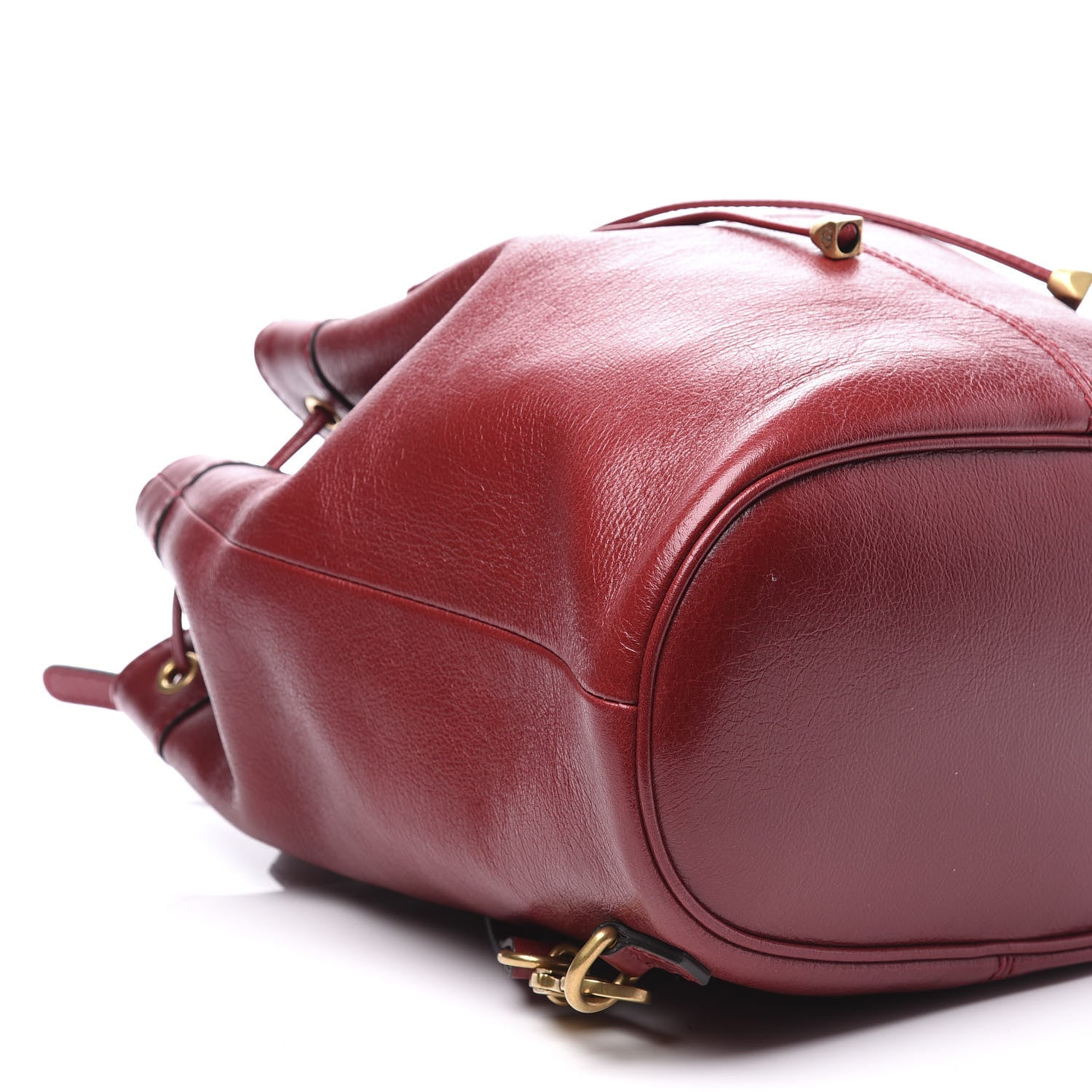 Gucci Piuma Lux Energy Medium Re(Belle) Convertible Bucket Bag Hibiscus Red 8 of 11