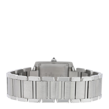 Cartier Stainless Steel 28mm Tank Francaise Automatic Watch 3 of 4
