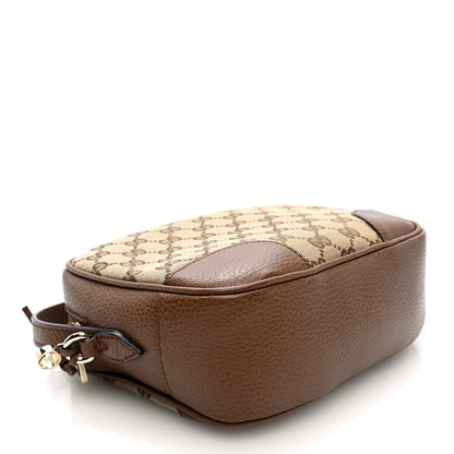 Gucci Monogram Mini Bree Messenger Bag Beige Tabacco 4 of 10