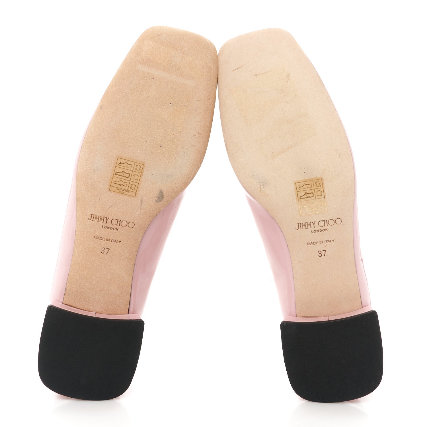 Jimmy Choo Patent Crystal Flats 37 Pink 6 of 8