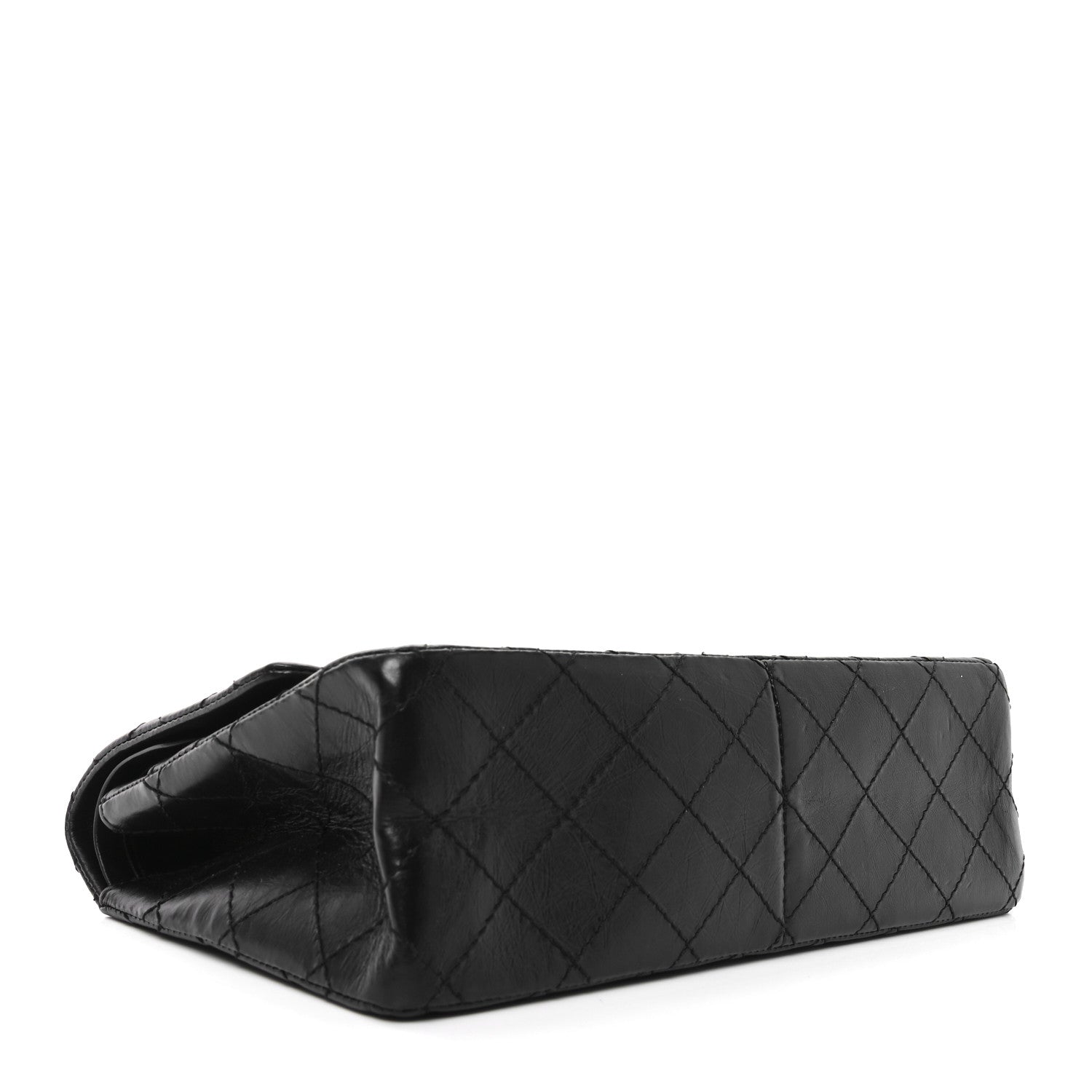 Chanel Aged Calfskin Quilted 2.55 Reissue 226 Flap So Black 4 of 11