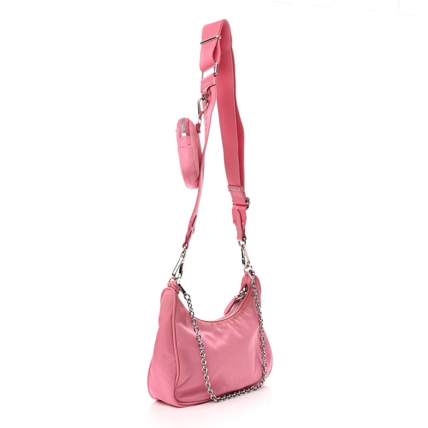 Prada Nylon Re-Edition 2005 Shoulder Bag Begonia 3 of 16