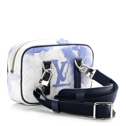 Louis Vuitton Monogram Watercolor Outdoor Pouch Blue 3 of 9