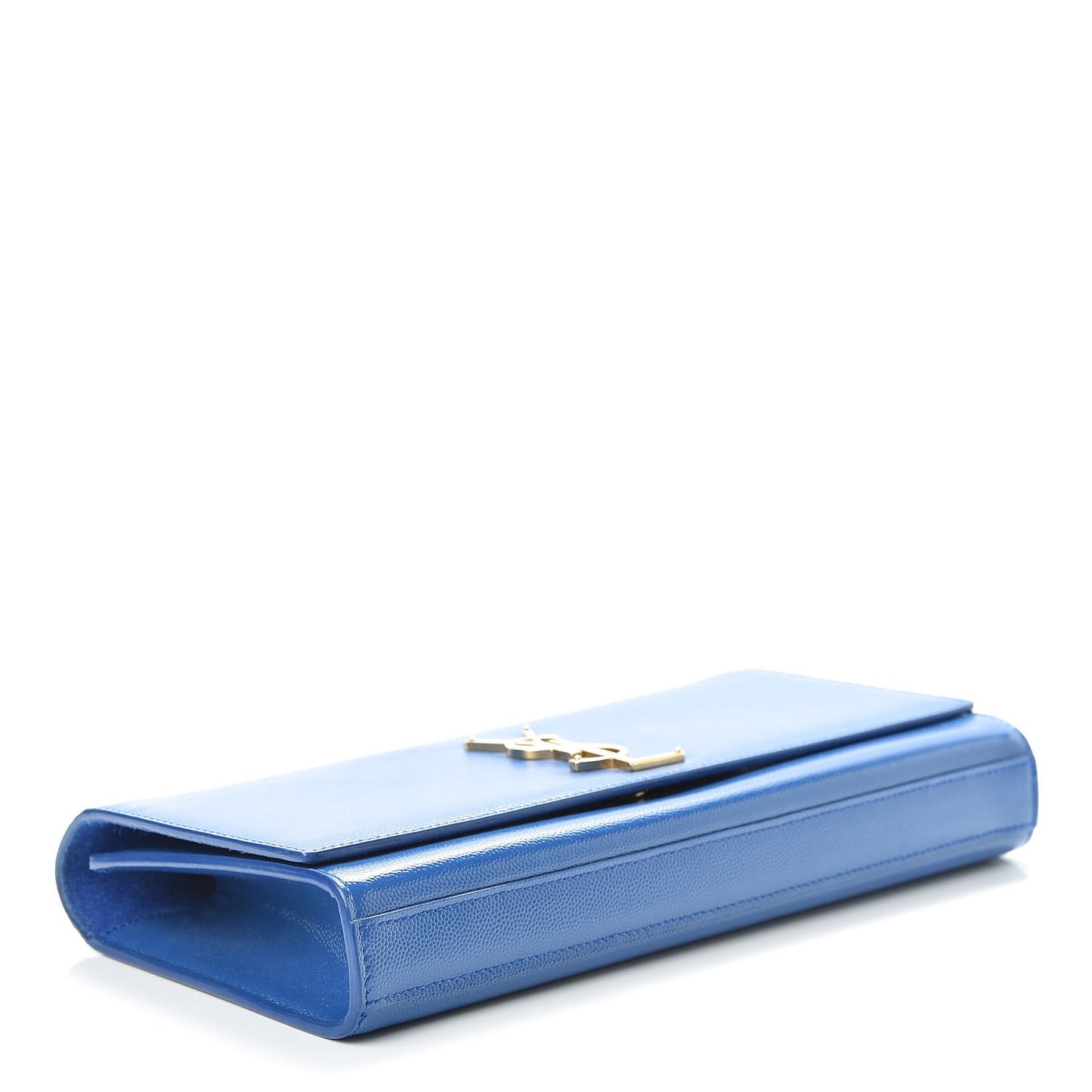 Patent Grain De Poudre Classic Monogram Cassandre Clutch Blue