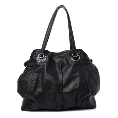 Gucci Guccissima Large Full Moon Tote Black 1 of 11