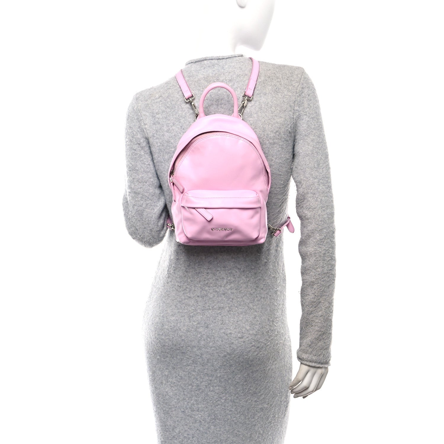 Givenchy Smooth Calfskin Nano Backpack Bright Pink 2 of 15