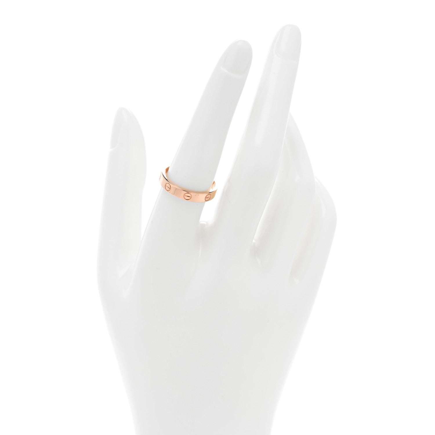 Cartier 18K Pink Gold 3.5mm LOVE Wedding Band Ring 57 8 2 of 5