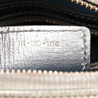 Christian Dior Metallic Calfskin Embroidered Lady Dior Silver Multicolor 7 of 20