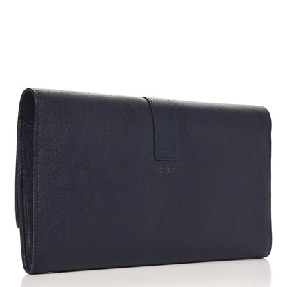 Saint Laurent Calfskin Classic Y Document Case Clutch Navy Blue 3 of 9
