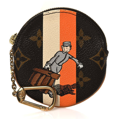 Louis Vuitton Monogram Groom Round Coin Purse 1 of 8