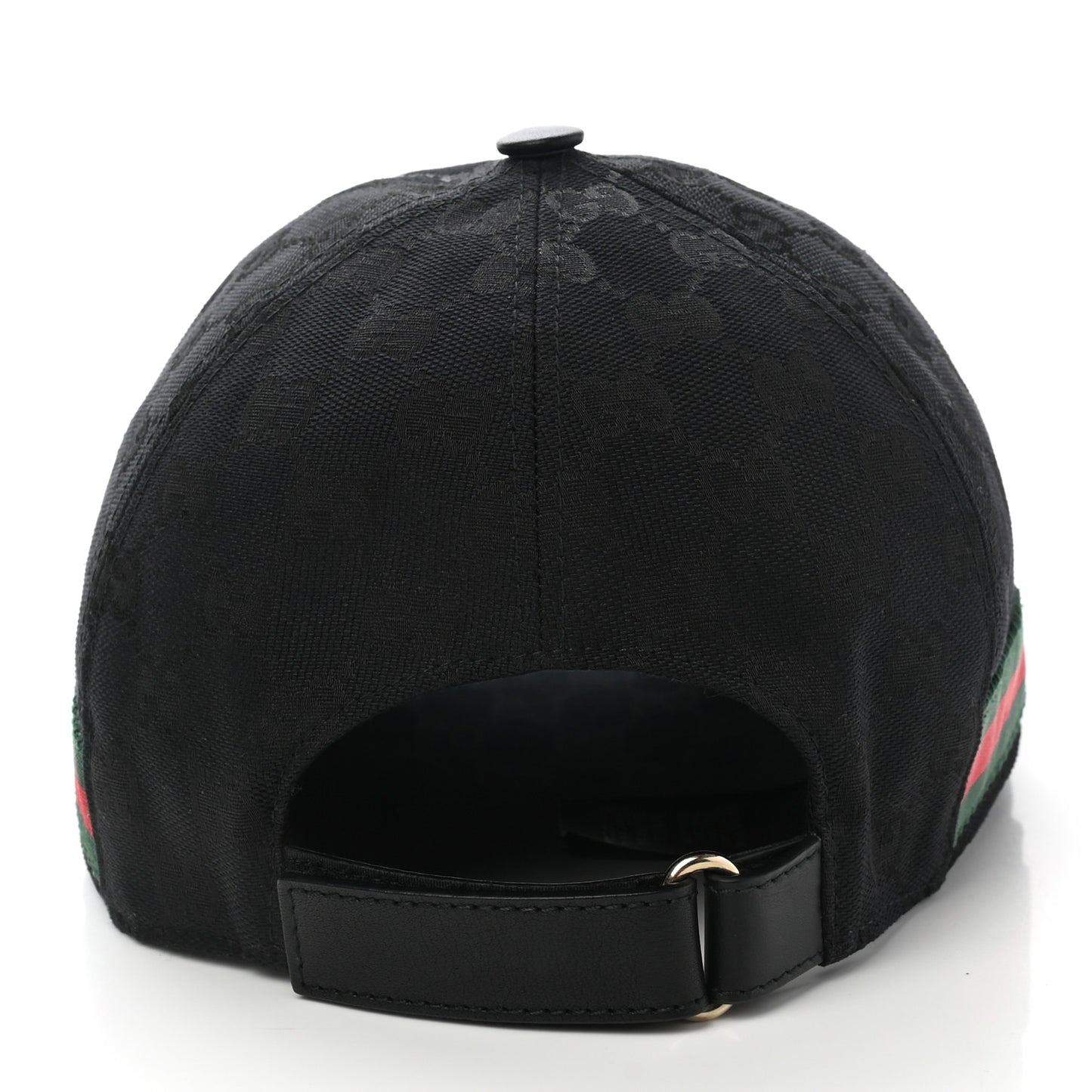 Monogram Web Baseball Hat L Black