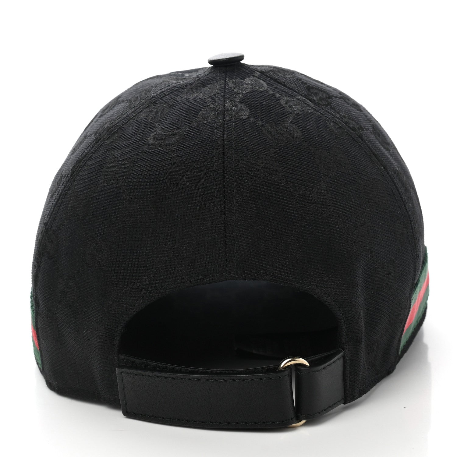 Gucci Monogram Web Baseball Hat L Black 10 of 19