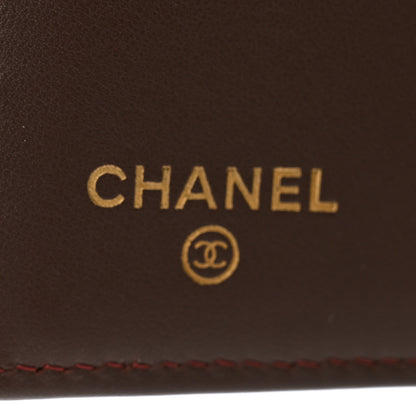 Chanel Lambskin Quilted Large Flap Wallet Black 6 of 8
