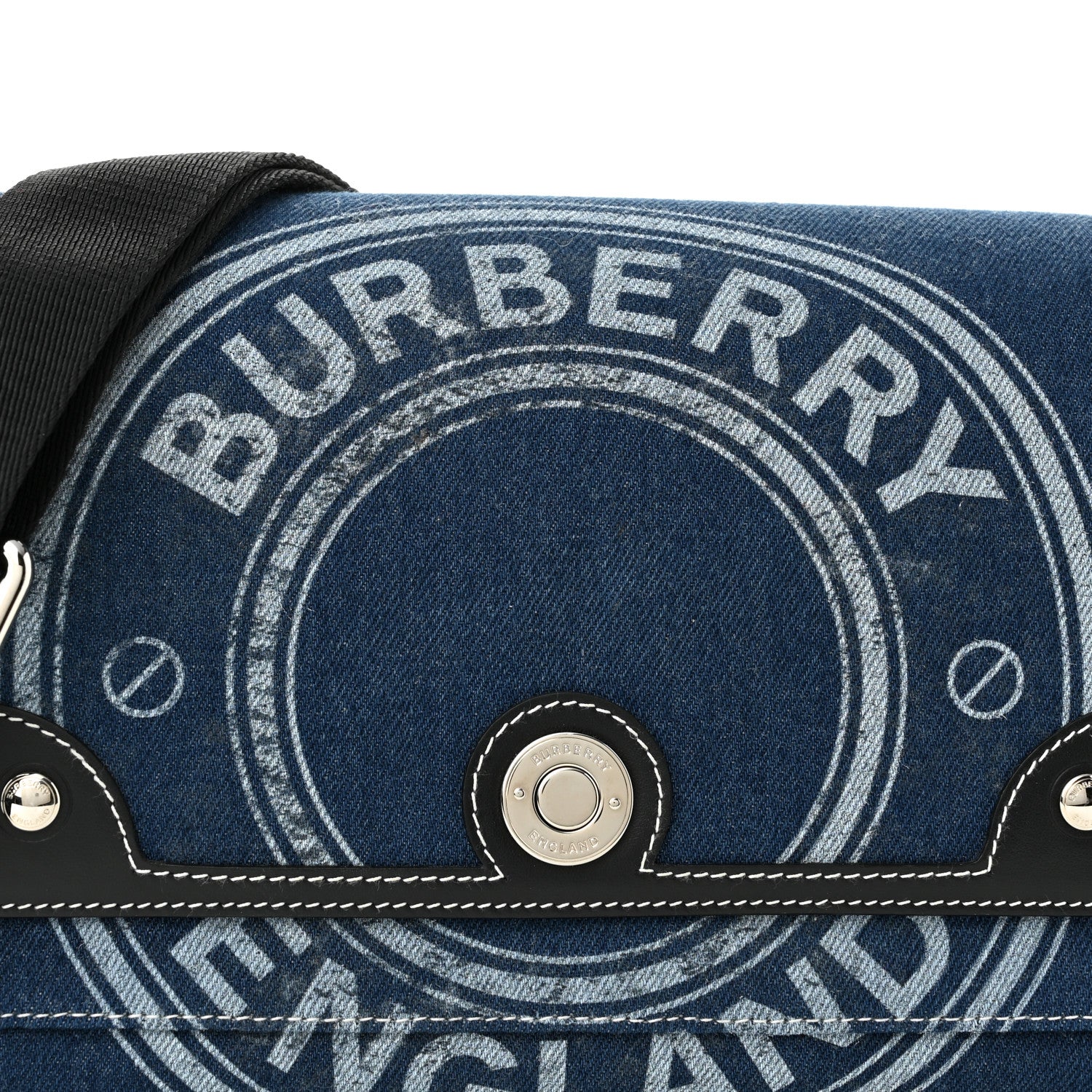 極美　BURBERRY BLUE LABEL プリントロゴ　ボストンバッグ 中古・古着通販】BURBERRY BLUE LABEL (バーバリーブルー