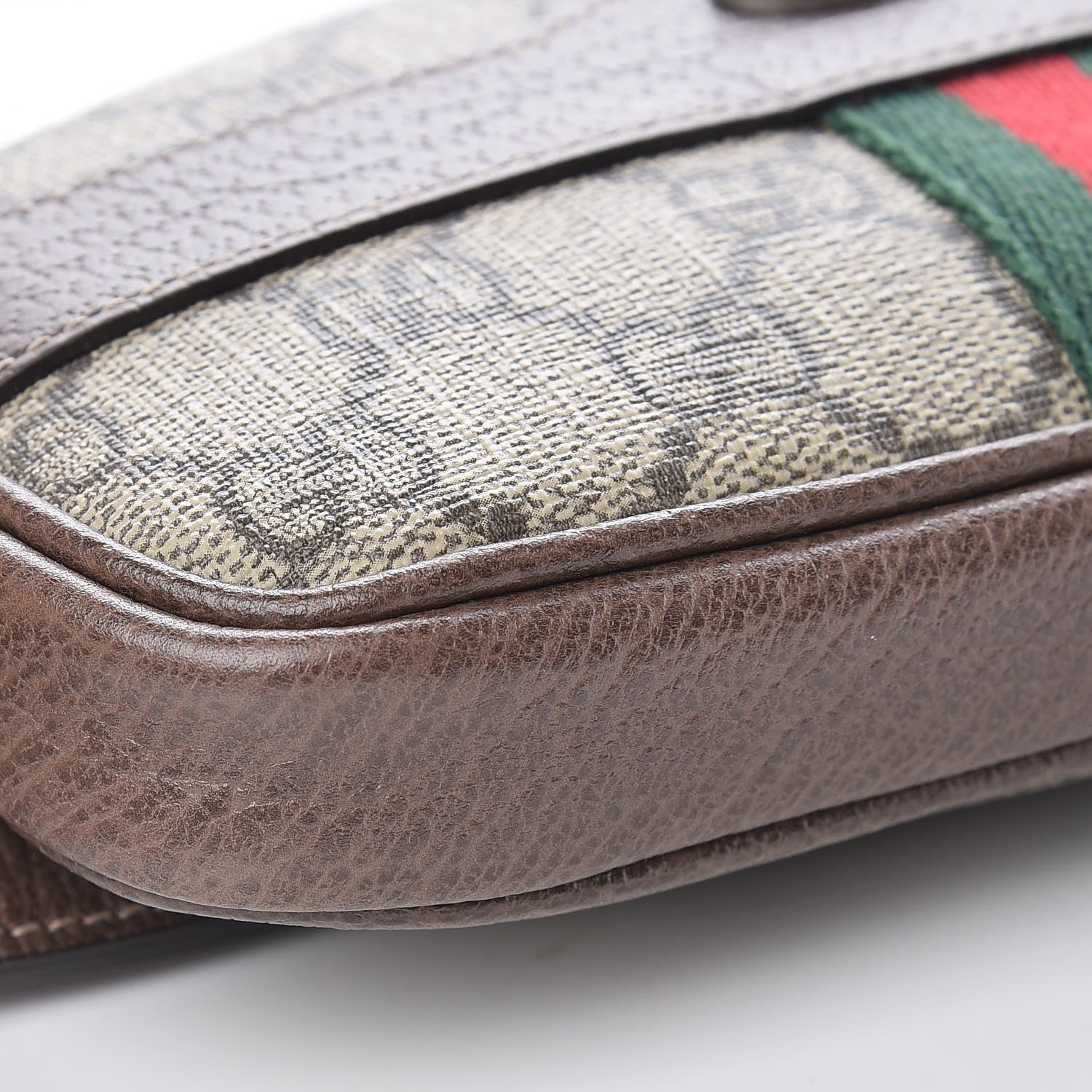 Gucci GG Supreme Monogram Ophidia Belted iPhone Case 95 38 Dark Brown 9 of 11